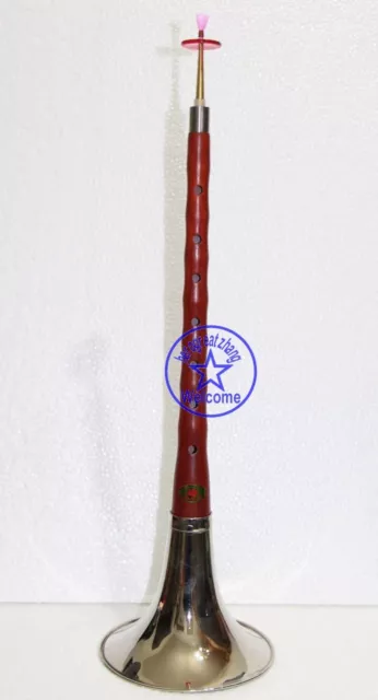 Chinese Trumpet Professional Rosewood A key Suona free 5 reeds