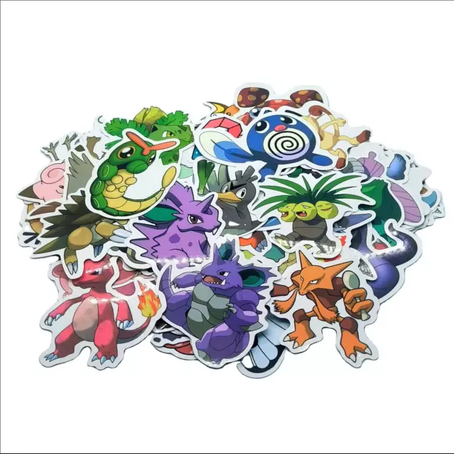 100 Assorted Cartoon Stickers | Kids Room Laptop Tablet Skateboard Decor | UK