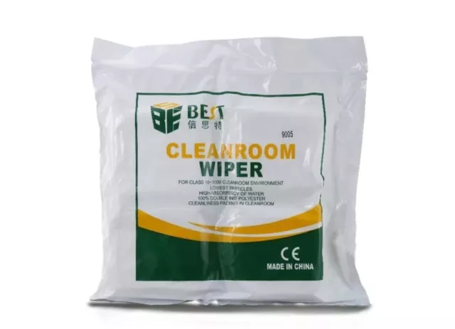 Clean Room Wiper High Quality Microfiber Anti Static Mobile Repair 400 sheets