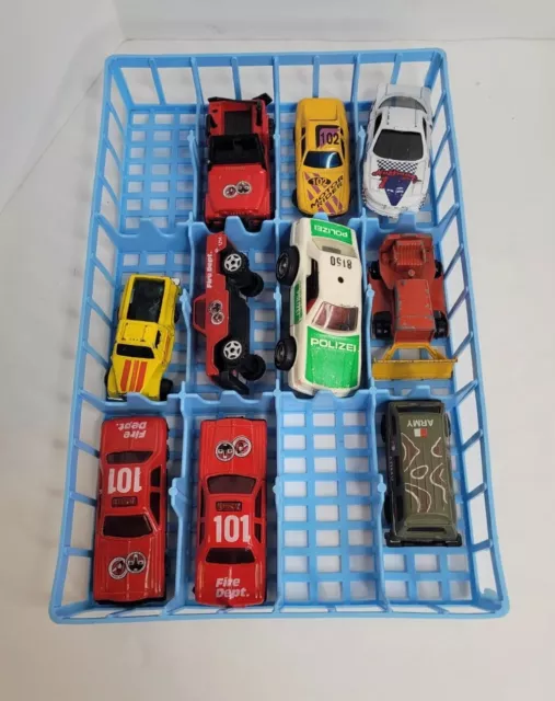 MATCHBOX, MIXED LOT of 18 DieCast Cars, With Carrying Case, Mattel ...