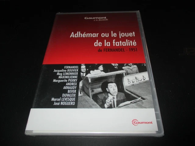 DVD NEUF "ADHEMAR OU LE JOUET DE LA FATALITE" Fernandel