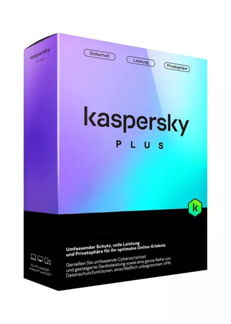 Kaspersky Plus  2024 1 Gerät 1 Jahr Download - Version per E-Mail