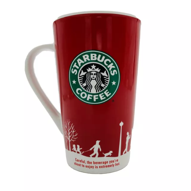 Starbucks 2006 Christmas Winter Holiday Carolers Tall Coffee Mug Cup 16 oz