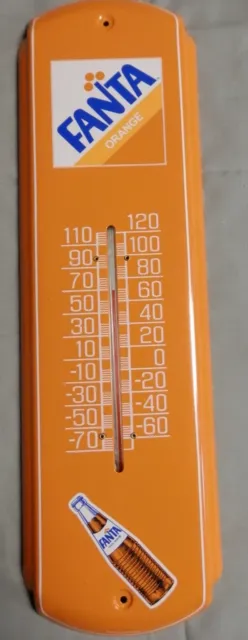 Fanta Orange Soda Collectable Thermometer, 5x17, Awesome Color