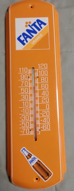 Fanta Orange Soda Collectable Thermometer, 5x17, Awesome Color