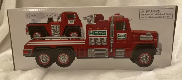 2015 Hess Fire Truck and Ladder Rescue - NEW in the Original Box collectible
