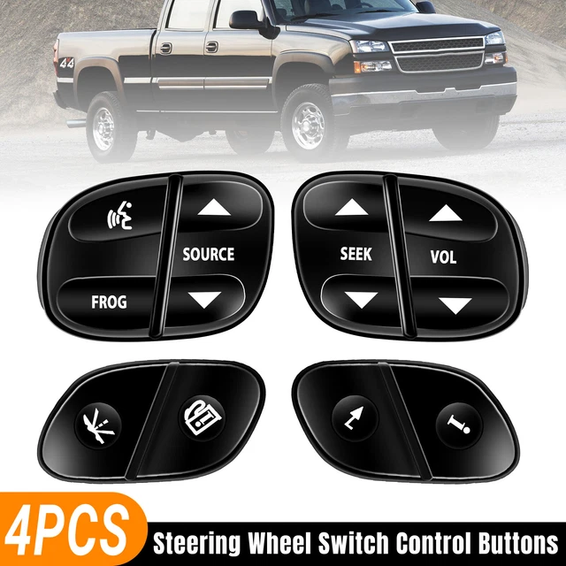 STEERING WHEEL RADIO Volume Control Switch Button Set for Chevrolet GMC