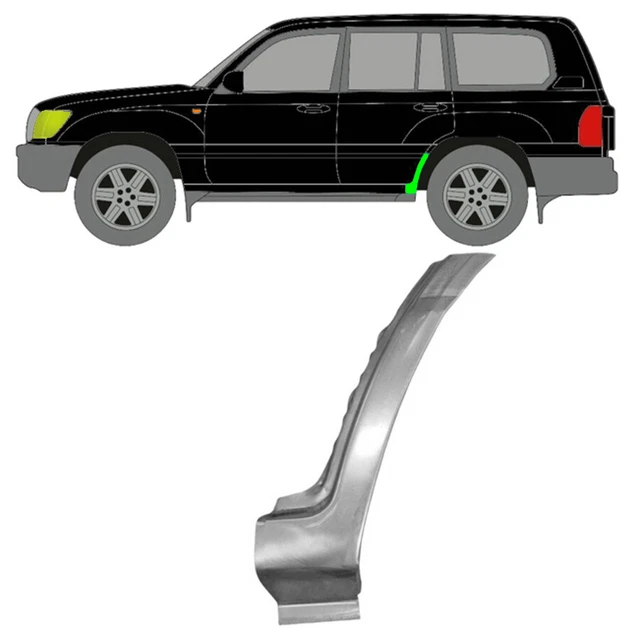 JKELPV Lot De Garde-Boue Toyota Land Cruiser Prado J120 J150 2003-2020 – Protection Robuste