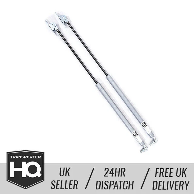 VW T5 / T6 Camper Van Pop Top Bed Board Gas Struts Lift Arms (Pair