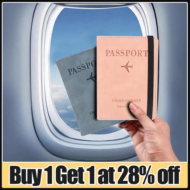 Card Holder Leather RFID Wallet Passport Holder Passport Bag Travel Cover Case