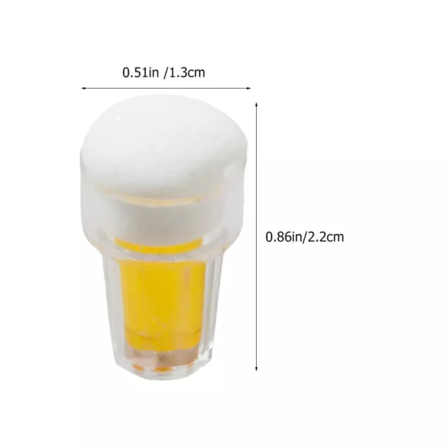 10 Pcs Miniatur-Bierglas Zubehör Für Puppenhausszenen Dreidimensional 2