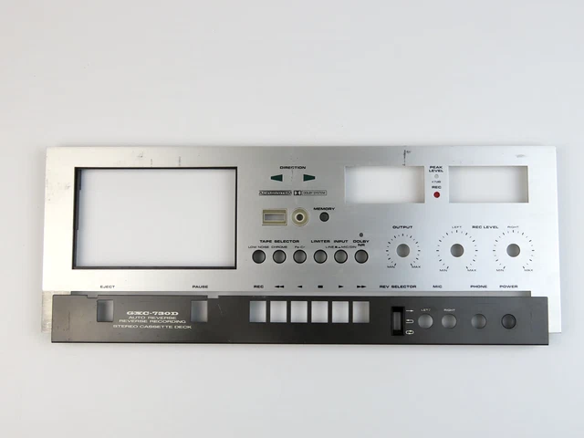 *Akai GXC-730D* Front Panel Faceplate Tape Deck Parts /FP241 *Akai GXC-730D* Front Panel Faceplate Tape Deck Parts /FP241