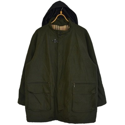 BURBERRY LONDON SOFT Leather Fur Down Men Bomber Jacket Size 50 