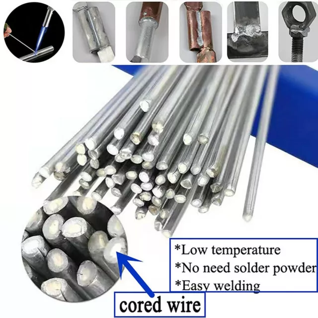 Aluminium Welding Rods Low Temp Flux-Cored Repair Alloy Fix Easy Brazing Wire AU 3