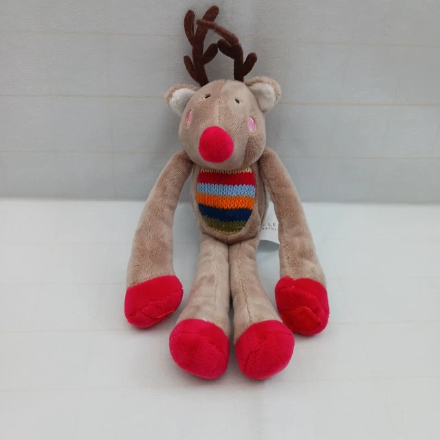 JOHN LEWIS REINDEER Soft Toy Plush Comforter, 10" Including Antlers £20