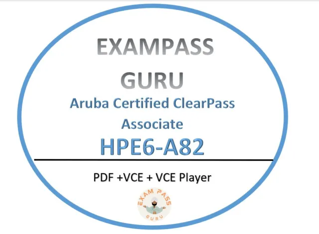 HPE6-A82 Aruba Certified ClearPass Associate PDF,VCE exam 60 QA!JUNE Update