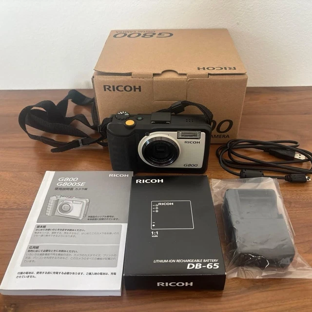 RICOH G800 COMPACT Digital Camera Tested Working Seller Japan