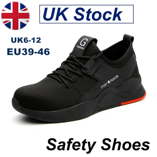 Zapatos de seguridad de punta de acero ligeros de estilo deportivo para hombres