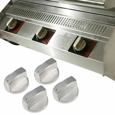 LSTK Universale Metallo Rotary Interruttore,4 pezzi Stufa a Gas Manopola per Forni e Piani Cottura,6mm 