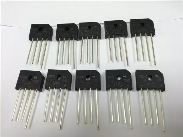 10 of KBU4G 4 Amp 400 Volts Single Phase Bridge Rectifier Audio Amp Power Supply