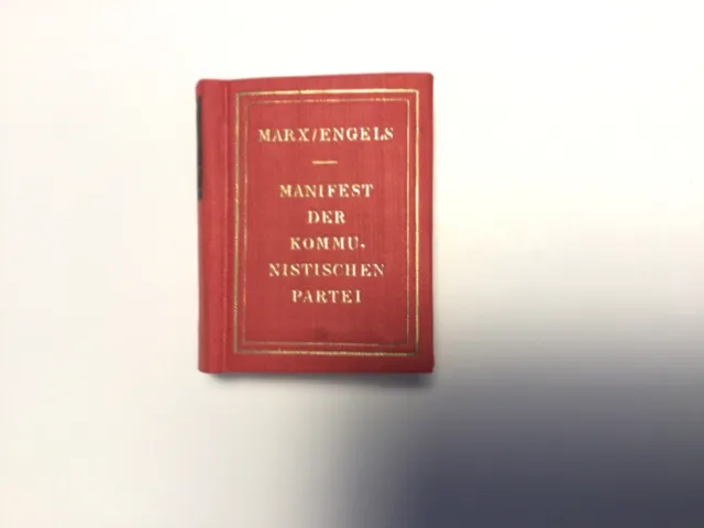 DDR-Minibuch, Leipzig 1959, Manifest der kommunistischen Partei, Marx Engels 