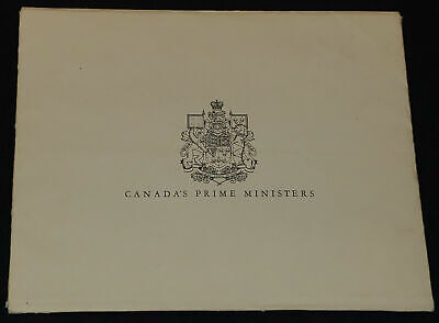 CANADA'S PRIME MINISTERS 1867 to 1963 SERIES OF 14 DRAWINGS  : 1967 QUAKER OATS