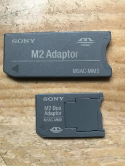 Adattatore scheda di memoria Sony M2 per memory stick micro M2 originale MSAC-MMS