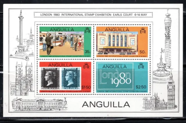 British Anguilla Stamps Souvenir Sheet Mint Never Hinged   Lot 46175