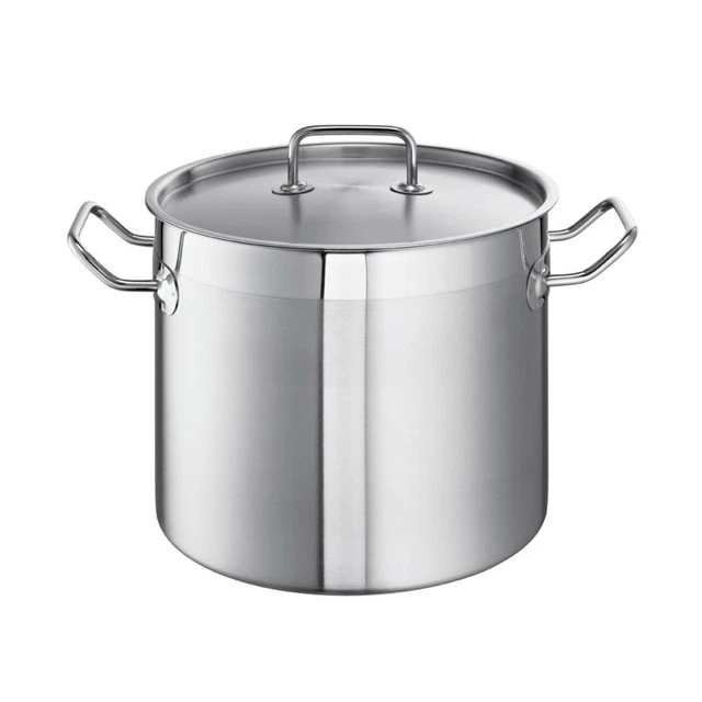 Schulte-Ufer Suppentopf Profi-Line i Kochtopf Edelstahl 18 10 24 cm 9 L