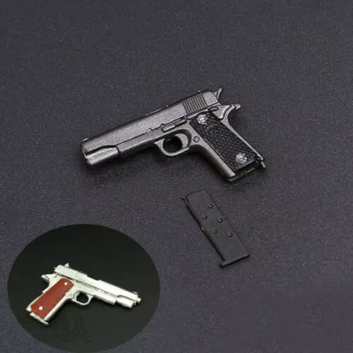 O5-1 1:6 Scale M1911 Pistol Model Gun(plastic) Toys Movie Weapon Props For 12"