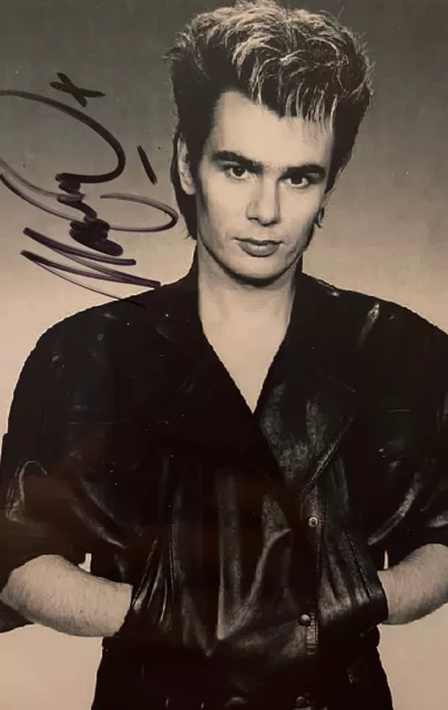 Hand signed NICK KERSHAW, MUSIC  memorabilia autograph