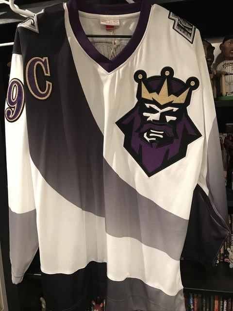 WAYNE GRETZKY 1995-96 KINGS AUTHENTIC MITCHELL & NESS 'BURGER KING