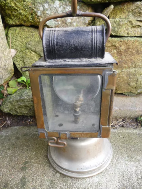 LANTERNE -SNCF-Chemin de fer - LAMPE- complète bon état 34cm haut  1920