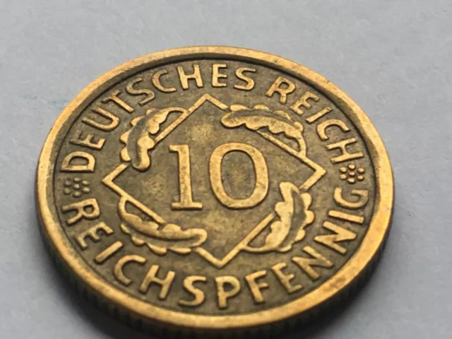 10 Pfennig Reichspfennig Deutsches Reich 1933 J Weimarer Republik Deutschland