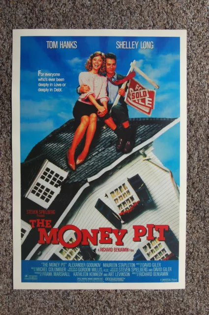 The Money Pit Lobby Card Movie Poster Tom Hanks Shelly Long