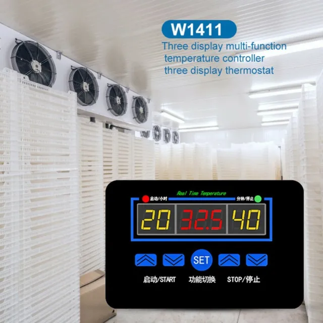 Thermostat programmable XH W1411 DC 12V/100 240V régulateur de température