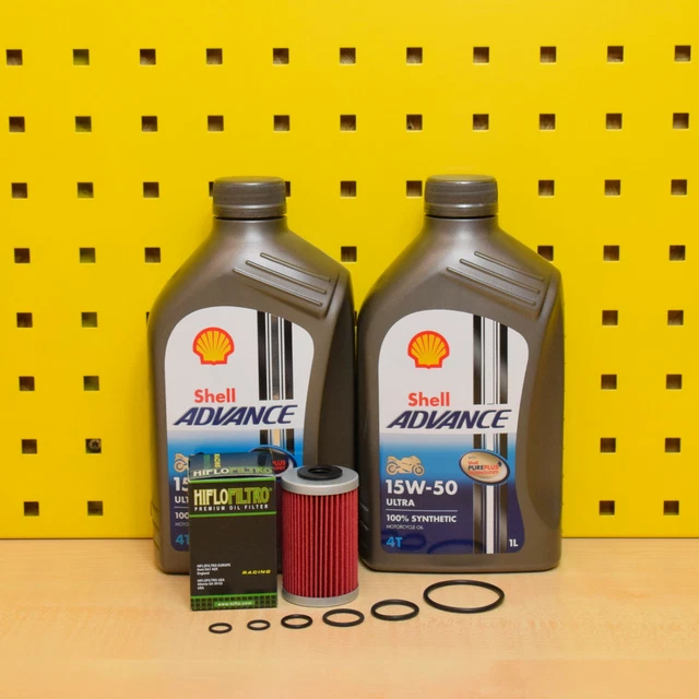 HUSQVARNA SVARTPILEN VITPILEN 401 Set Oil Filter Shell Advance Ultra 4T