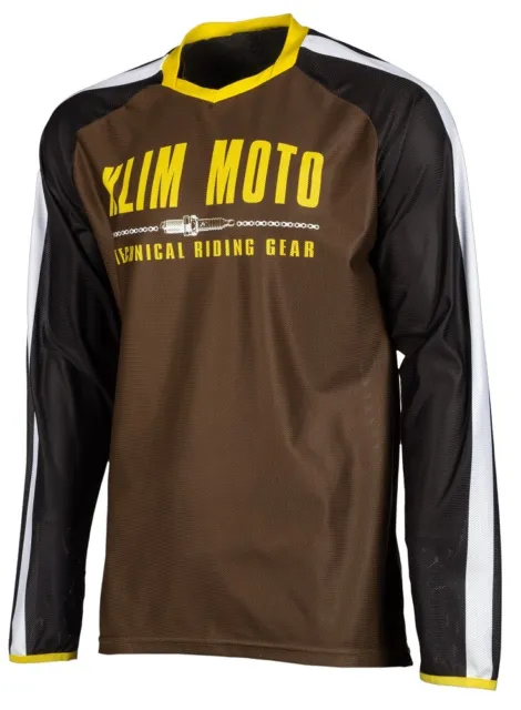 KLIM Petrol Jersey Race Shirt Offroad Enduro Motocross olivgrün gelb/ SALE -10%