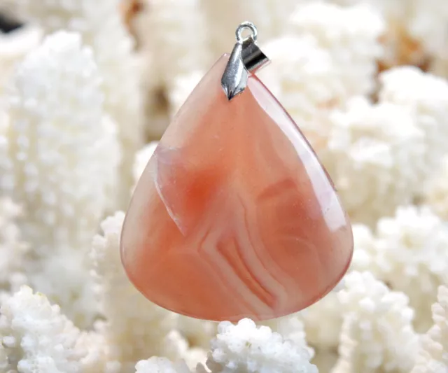 Agate 67 carats - pendentif cabochon pierre naturelle - Brésil / FE86