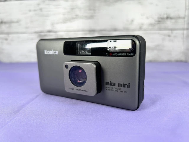 [As-Is] Read! Konica Big Mini BM-201 Point & Shoot 35mm Film Camera From JAPAN