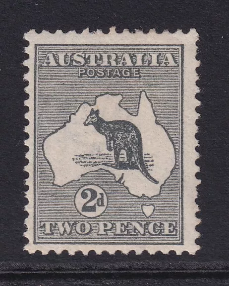 AUSTRALIA Kangaroo.... 1915-24 3rd wmk.  2d grey  muh