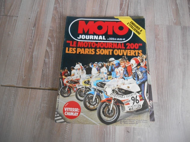 Revue Moto Journal 222 Juin  1975