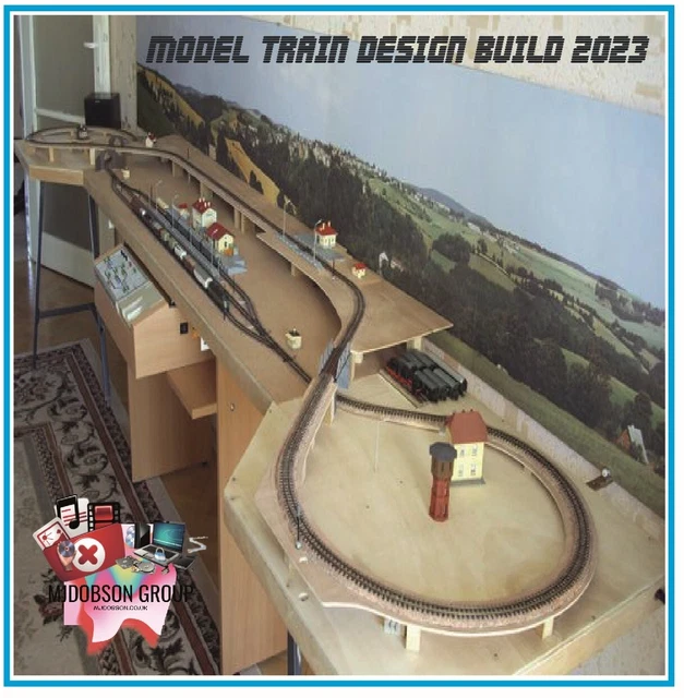 TRAIN CAD LAYOUTS Railway Design-Build Model Track Plans CAD Hornby OO ...