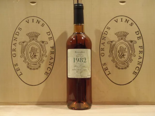 Rivesaltes Ambré 1982 Marc Parcé Languedoc Roussillon vin Doux noté: 94/100