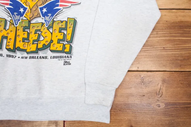 Felpa Vintage New England Patriots XL USA Made anni '90 NFL R26312 6
