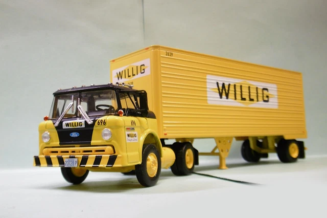 Modèle Réduit Semi-remorque Ford Série C 1980 - Échelle 1/43 - IXO - Neuf