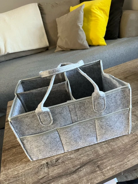 Diaper Caddy Organizer Portable Holder Bag Nursery Baby Essiantials Storage Tote 9