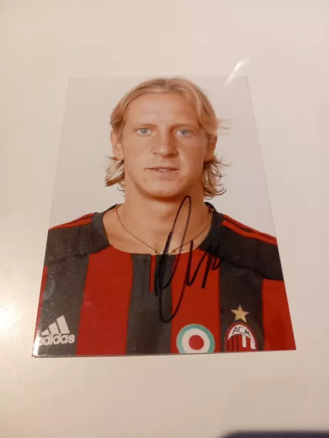 Signiertes Foto Massimo Ambrosini AC Mailand  NEU