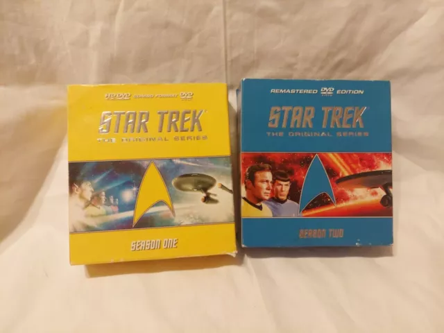 Star Trek The Original Series Remastered DVD Edition Seasons 1 & 2 Complete Sets