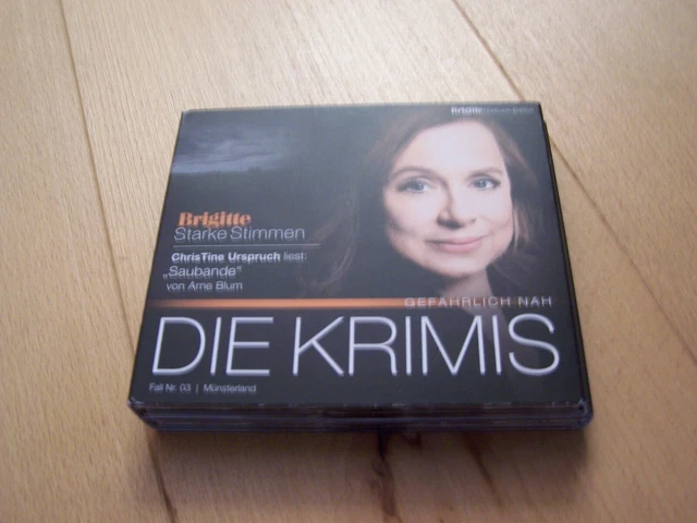 CD HÖRBUCH-SET BRIGITTE Starke Stimmen DIE KRIMIS,Edvardson